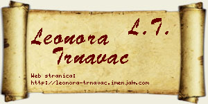 Leonora Trnavac vizit kartica